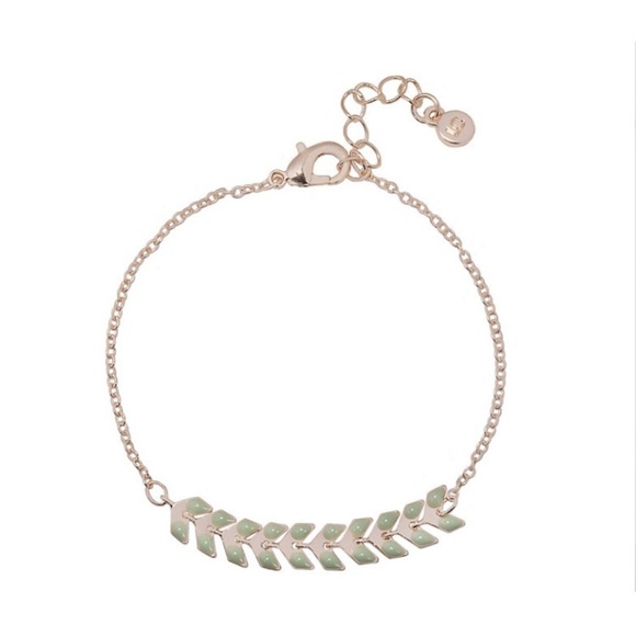 LC Lauren Conrad Enamel Chevron Bracelet - Picture 1 of 2